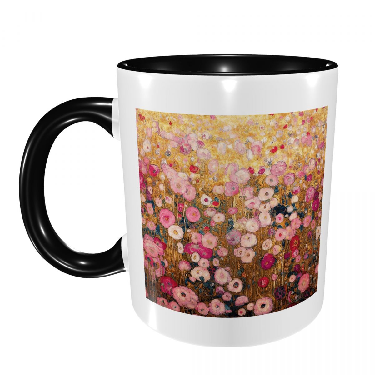 Coffee Tea For Garden - Кружка Gustav Klimt Pink Flower Garden,